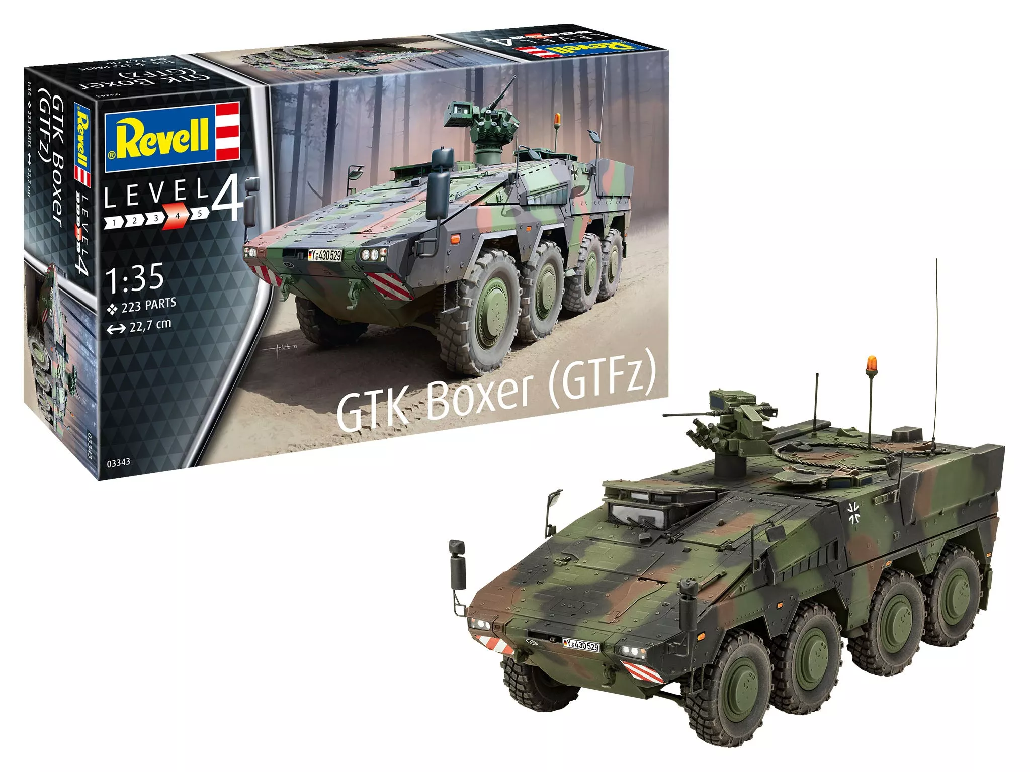 03343 German GTK Boxer GTFZ (1:35 Scale) Model Kit
