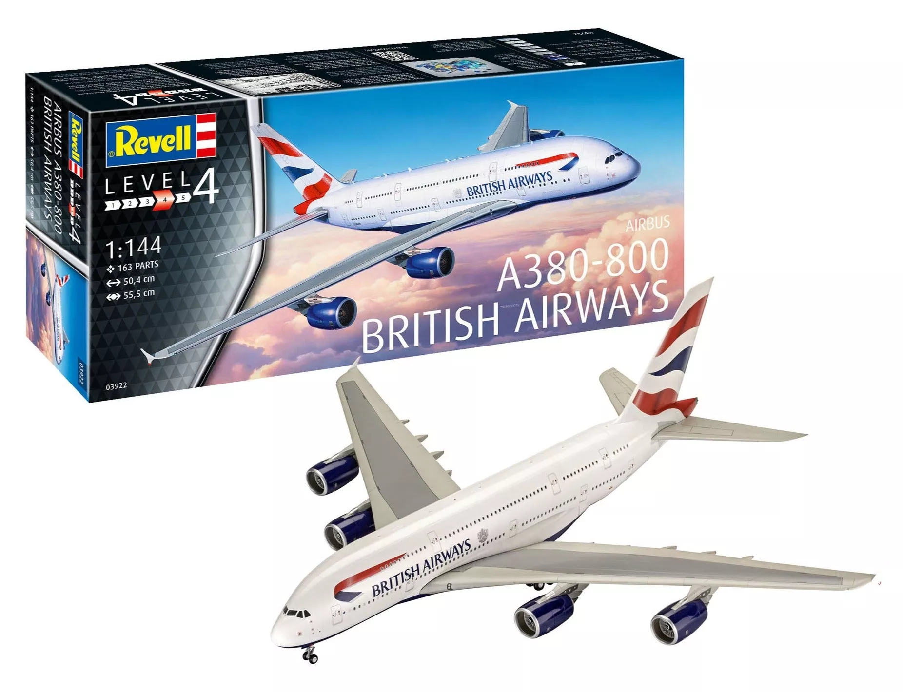 03922 Airbus A380-800 “British Airways” (1:144 Scale) Model Kit