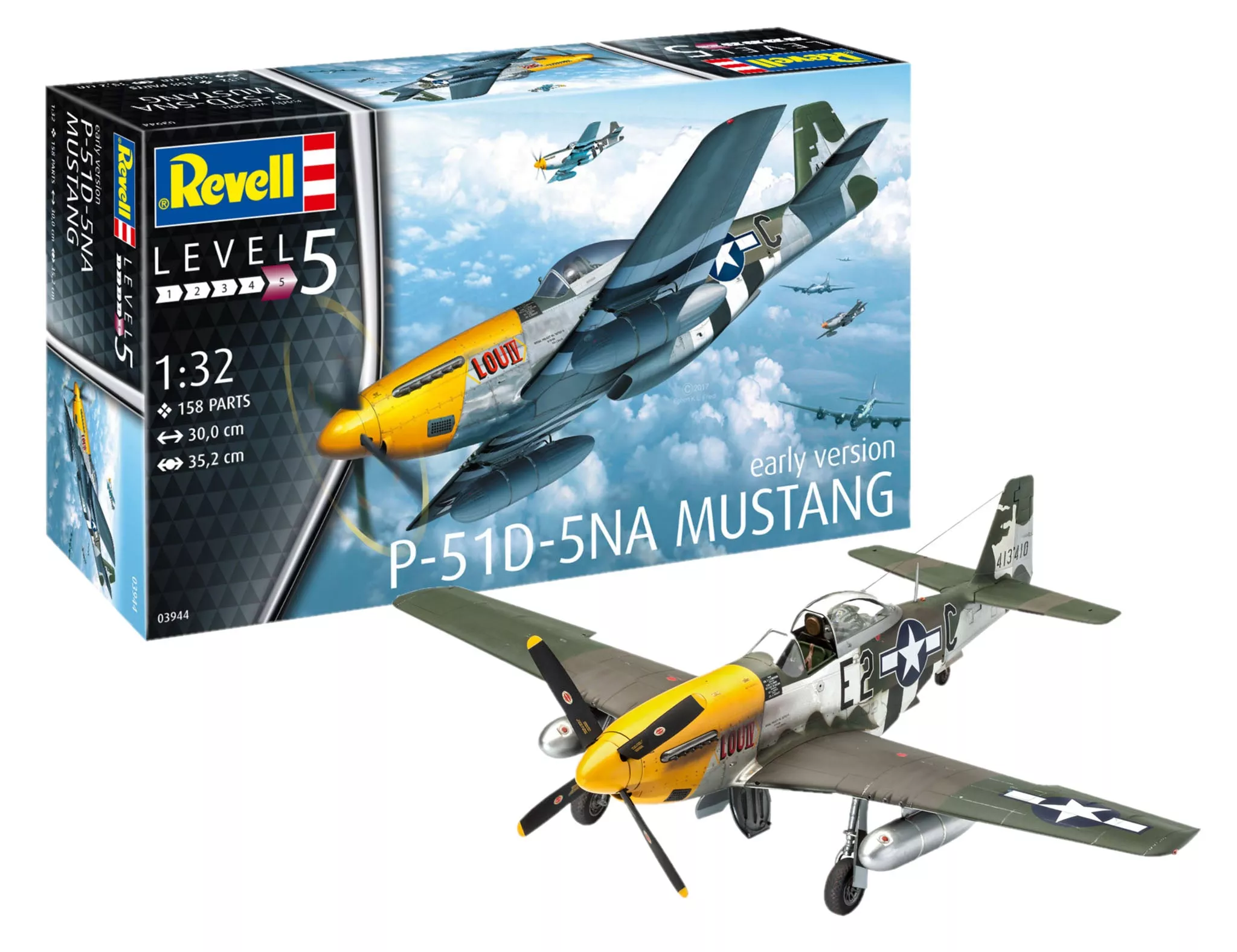 03944 P-51D-5NA Mustang (early version) (1:32 Scale) Model Kit