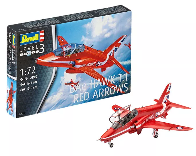 04921 British BAe Hawk T.1 Red Arrows (1:72 Scale) Model Kit