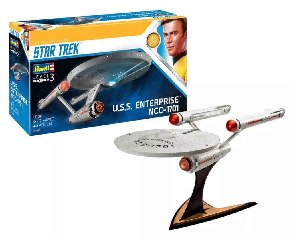 04991 U.S.S. Enterprise NCC-1701 (TOS) (1:600 Scale) Model Kit