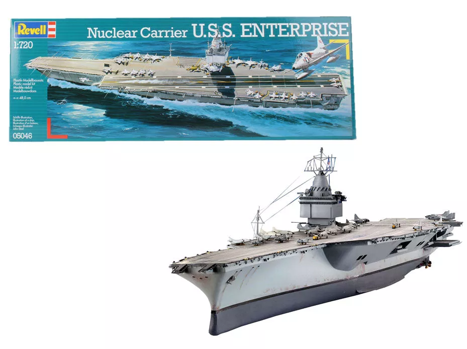 05046 US Nuclear Carrier USS Enterprise (1:720 Scale) Model Kit