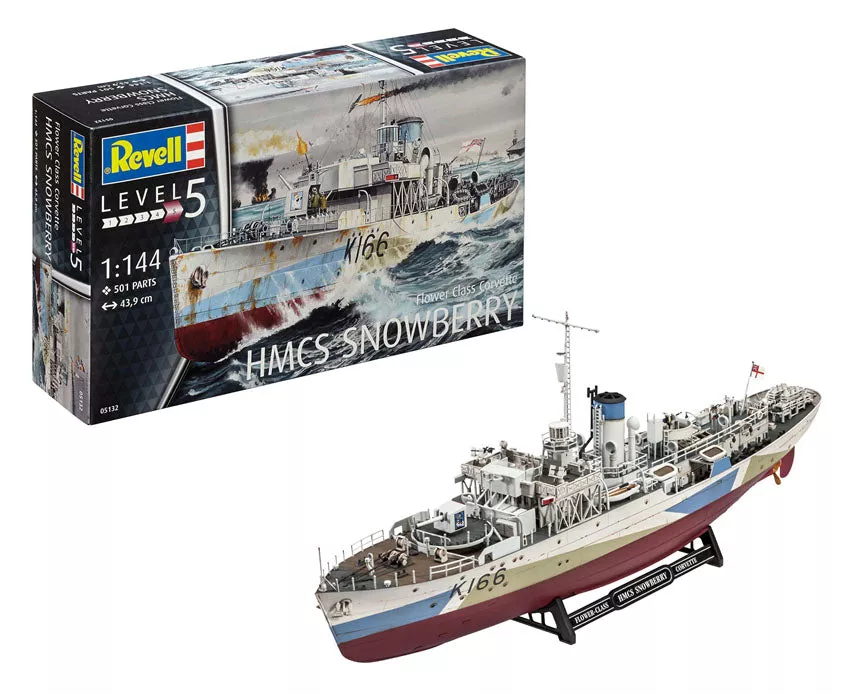 05132 Flower Class Corvette “HMCS Snowberry” (1:144 Scale) Model Kit