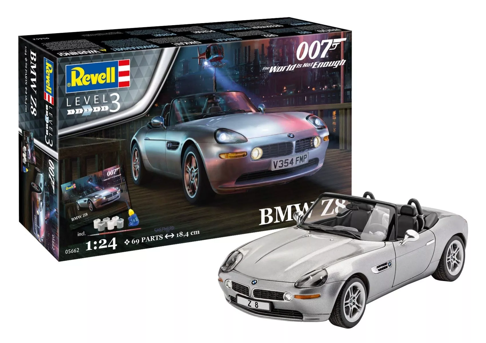 05662 James Bond BMW Z8 Gift Set (1:24 Scale) Kit