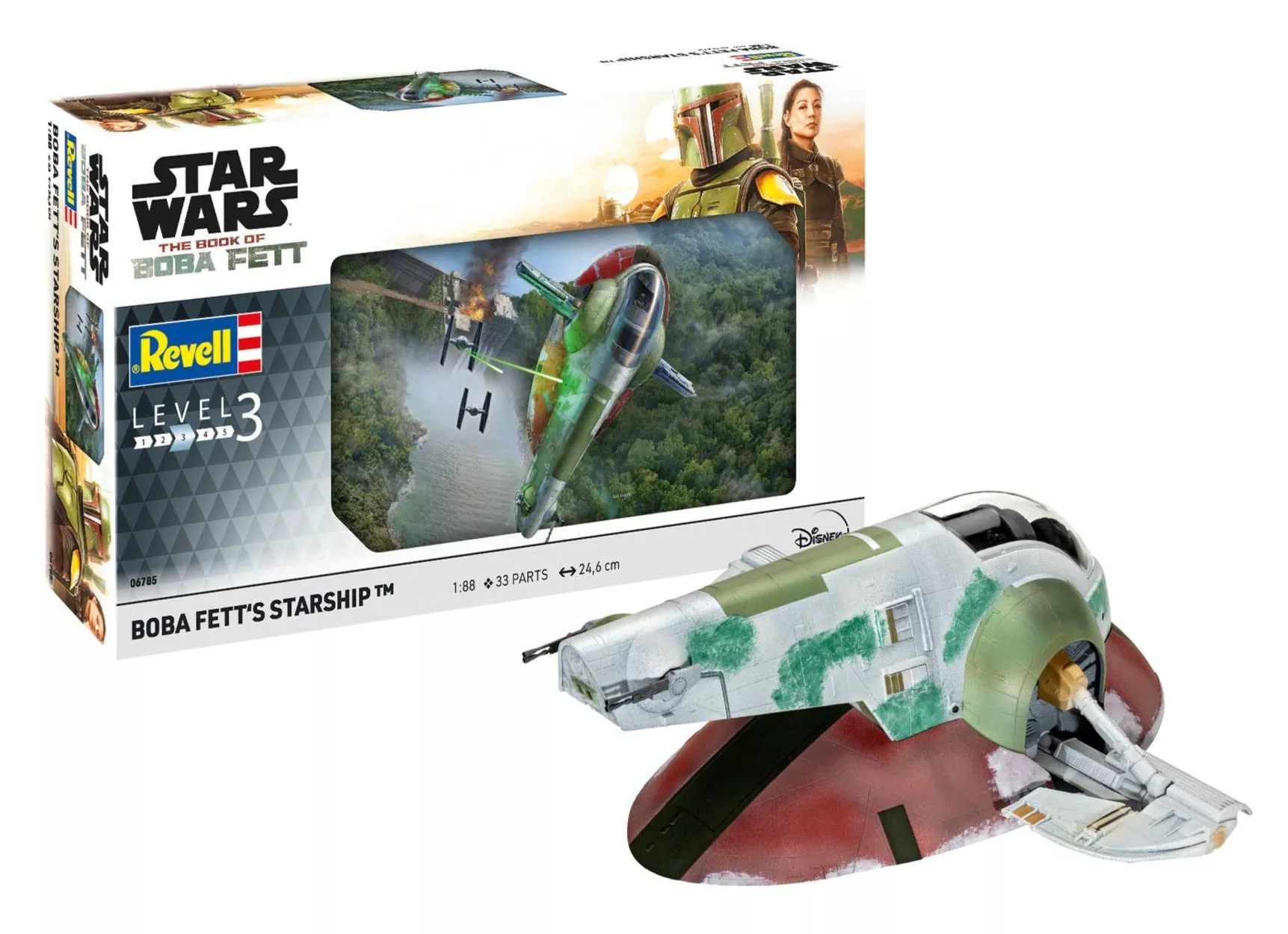 06785 Star Wars The Mandalorian Boba Fett’s Starship(1:88 Scale) Model Kit