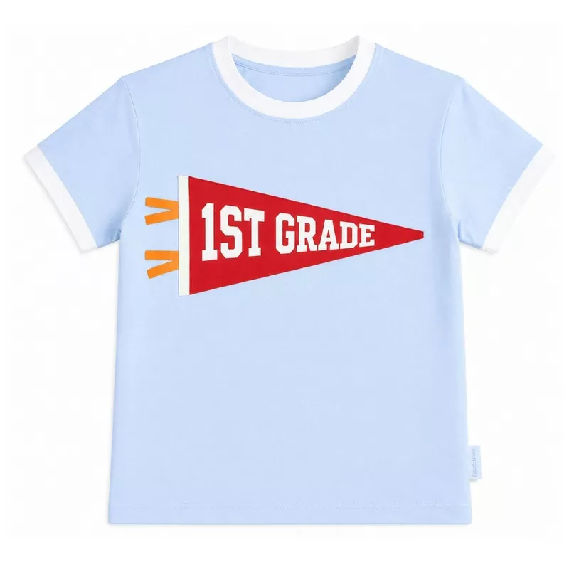 1st Grade T-Shirt Blue