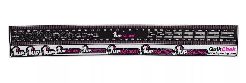 1UP Racing 160404 QuikChek Decal with Pink Accent