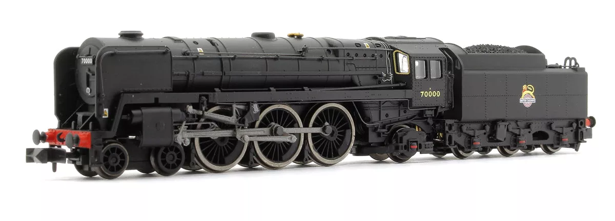 2S-017-006 Class 7MT Britannia 4-6-2 70000 BR Unlined Black Early Crest