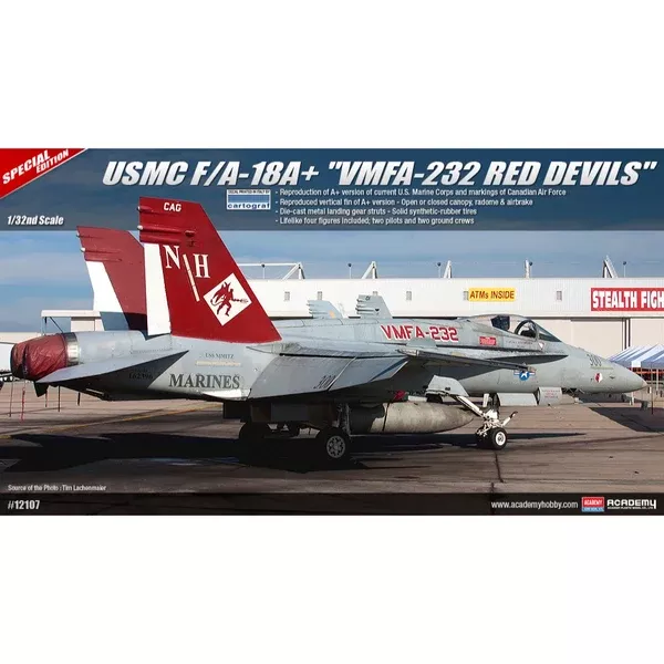 Academy 12107 1/32 F/A-18 VMFA-232 Red Devils (Australian Decals)