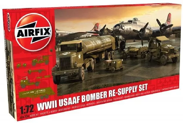 Airfix 6304 WWII USAAF 8th Airforce Bomber Resupply Set