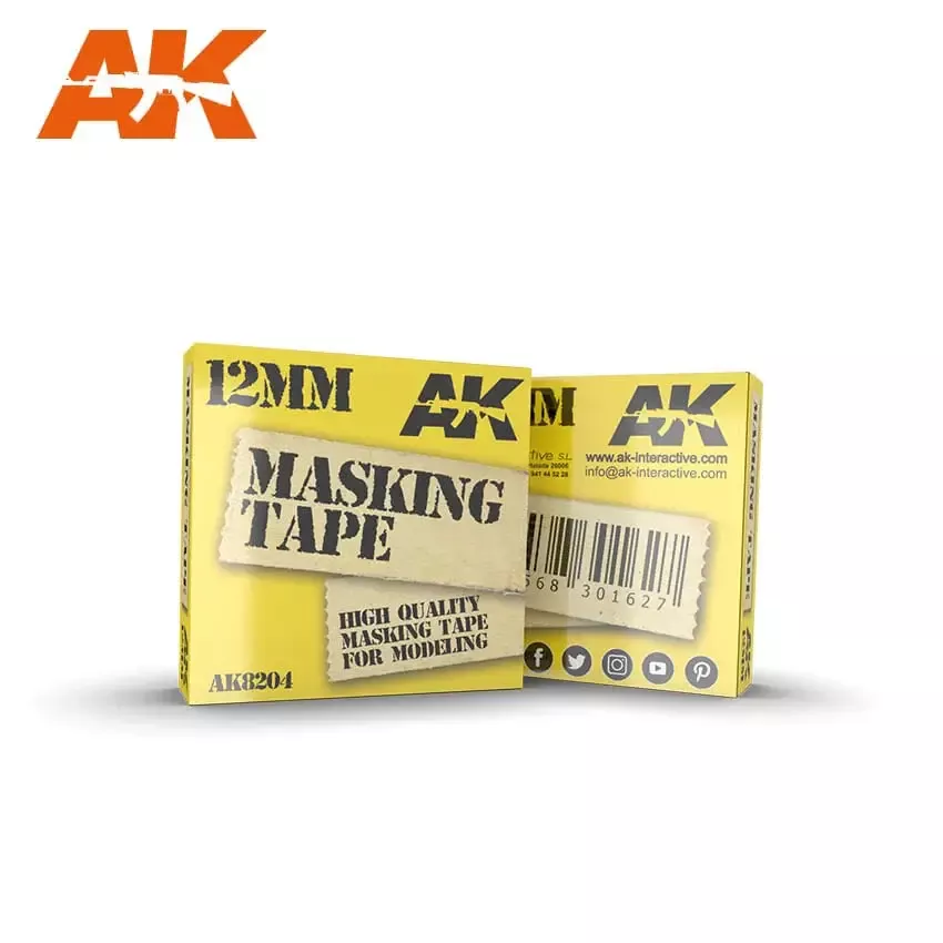 AK Interactive 8204 Masking Tape 12mm