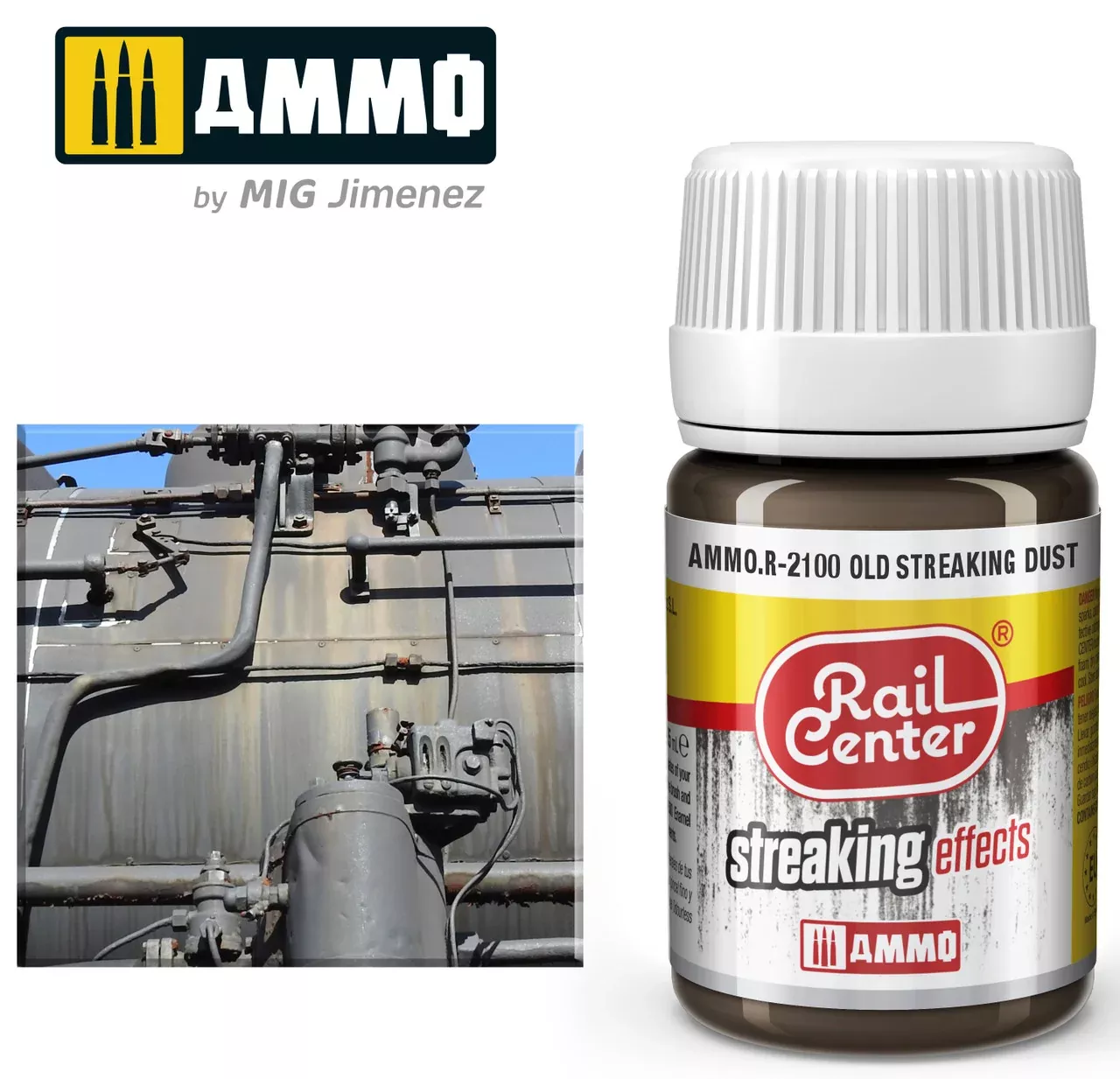 AMMO R2100 Old Streaking Dust (35 ML)) Acrylic Paints By Mig Jimenez