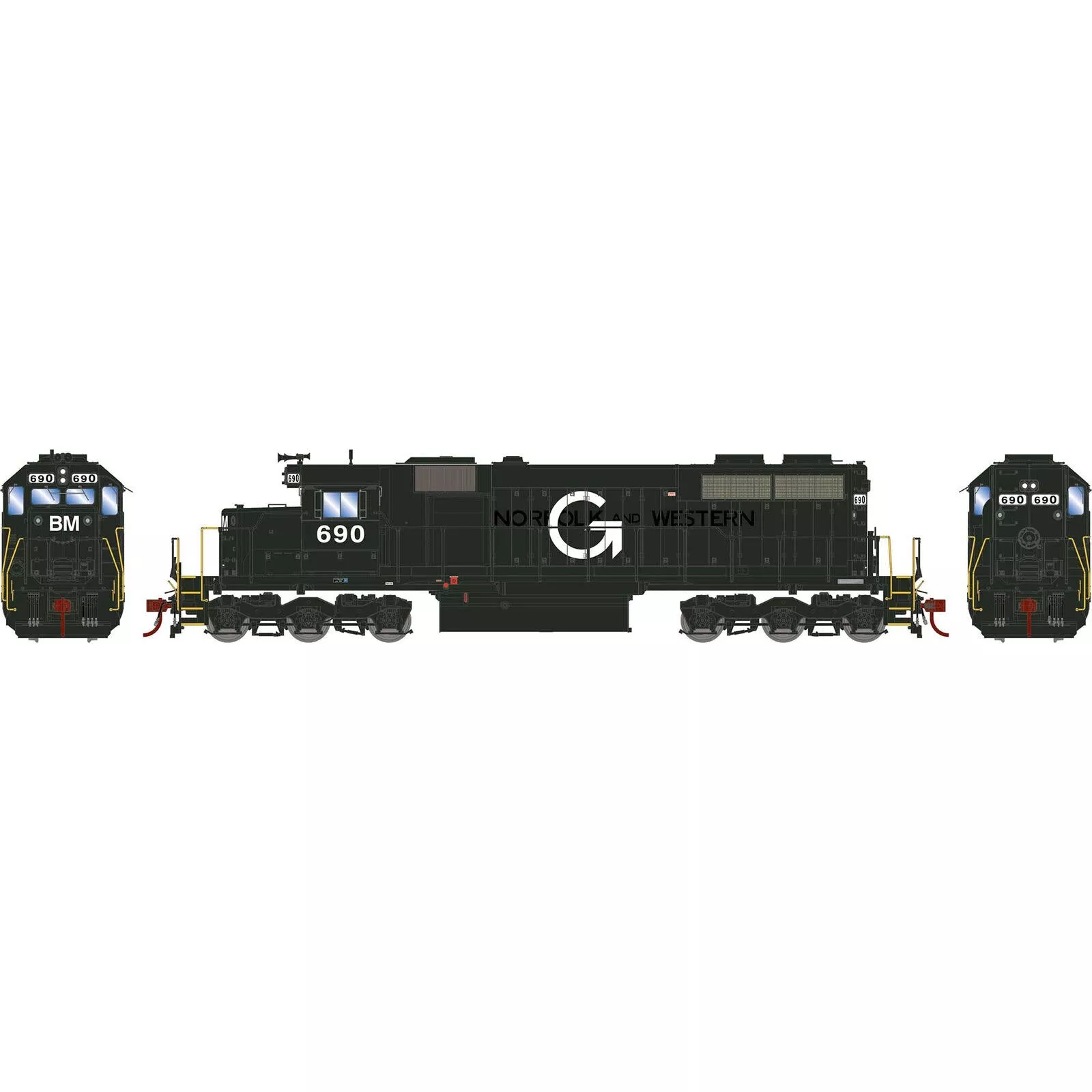 Athearn 71493 HO SD39, B&M 690