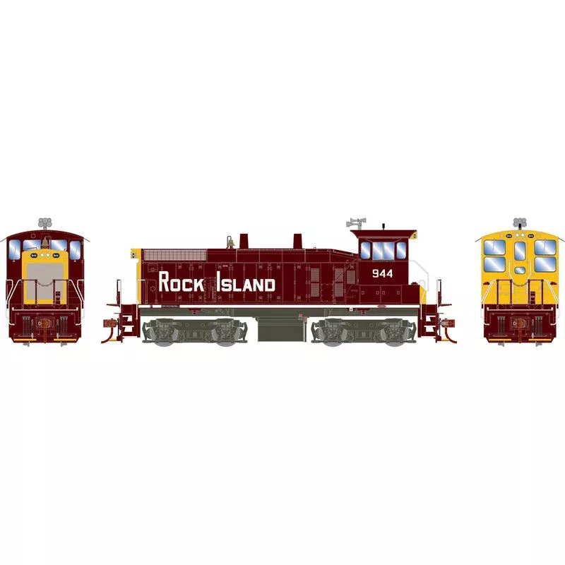 Athearn ATH29763 SW1500 RI Rock Island #944 with DCC & SoundHO Scale