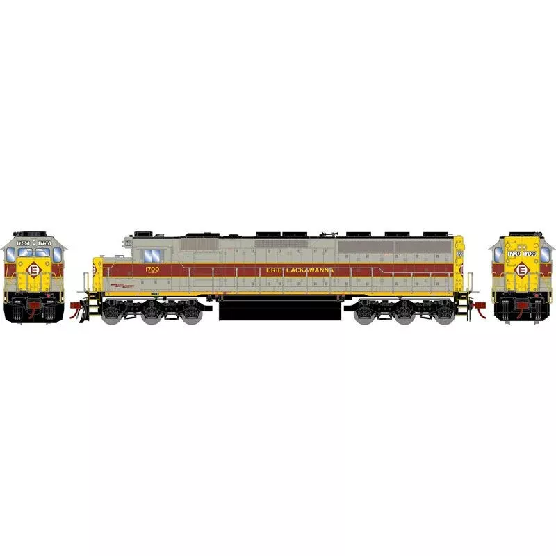 Athearn ATHG65815 SD45-2 Norfolk Southern, NS/EL Heritage #1700 with DCC & Sound Tsunami2 HO Scale