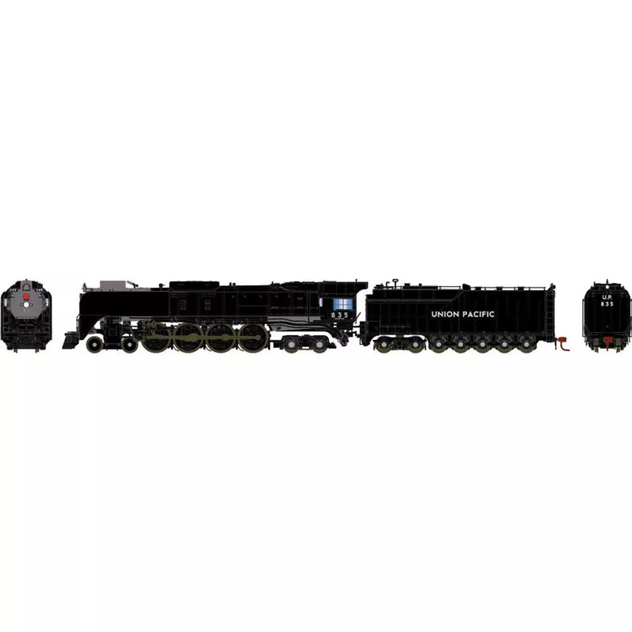 Athearn Genesis 88312 HO Union Pacific FEF-3 4-8-4 UP 835