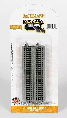 Bachmann 44811 N Scale E-Z Track 5" Straight