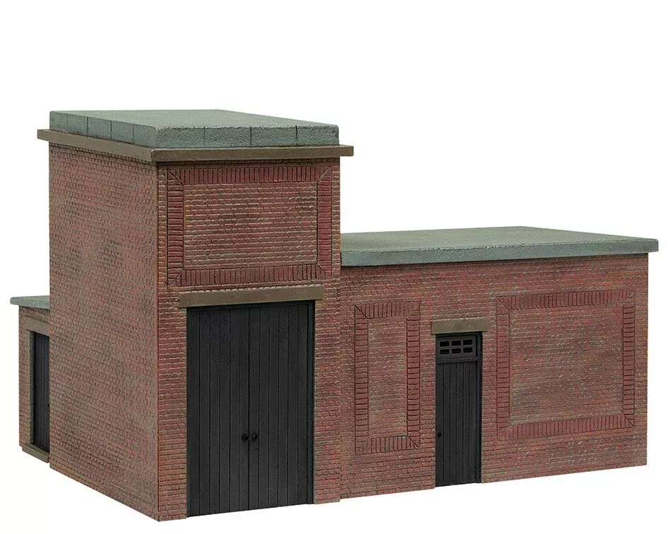 Bachmann Scenecraft Lineside Brick Substation Black