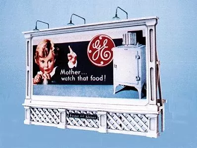 Blair Line 2430 HO Scale Laser-Cut Wood Billboards (1 Billboard Frame, Lamp Shades & Two Signs) — City Beautiful 1920s – 1950s