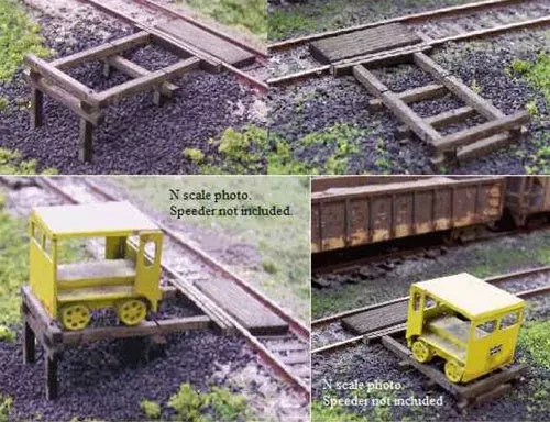 Blair Line HO 124 Handcar Set-Off Kits (3)