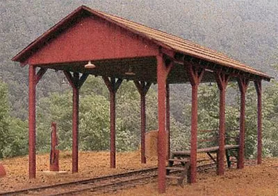 BTS (Better Than Scratch) 27496 HO Scale McCabe Speeder Shed -- Kit - 2-3/4 x 5-1/2"