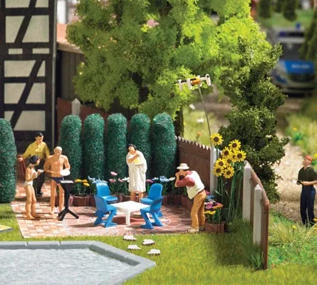 Busch HO 1189 Garden Furniture Set