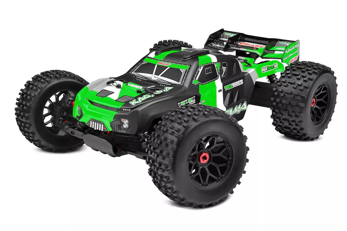 COR00474-GGreen Kagama XP 6S Monster Truck, Roller Chassis (Team Corally)
