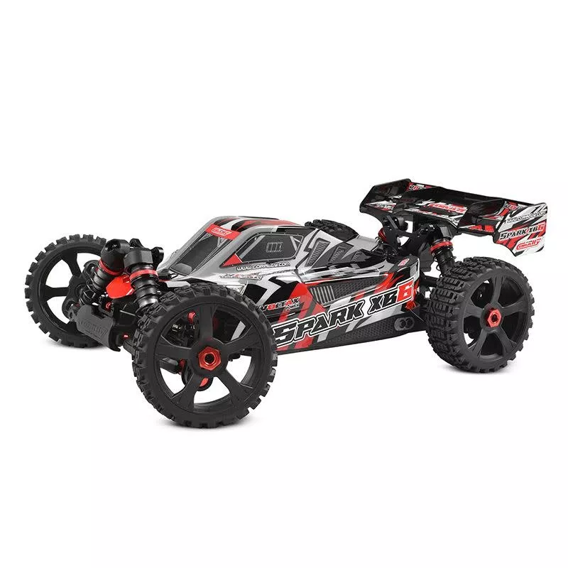 COR00485-RSpark XB6 1/8 6S Basher Buggy, ROLLER, Red (Team Corally)