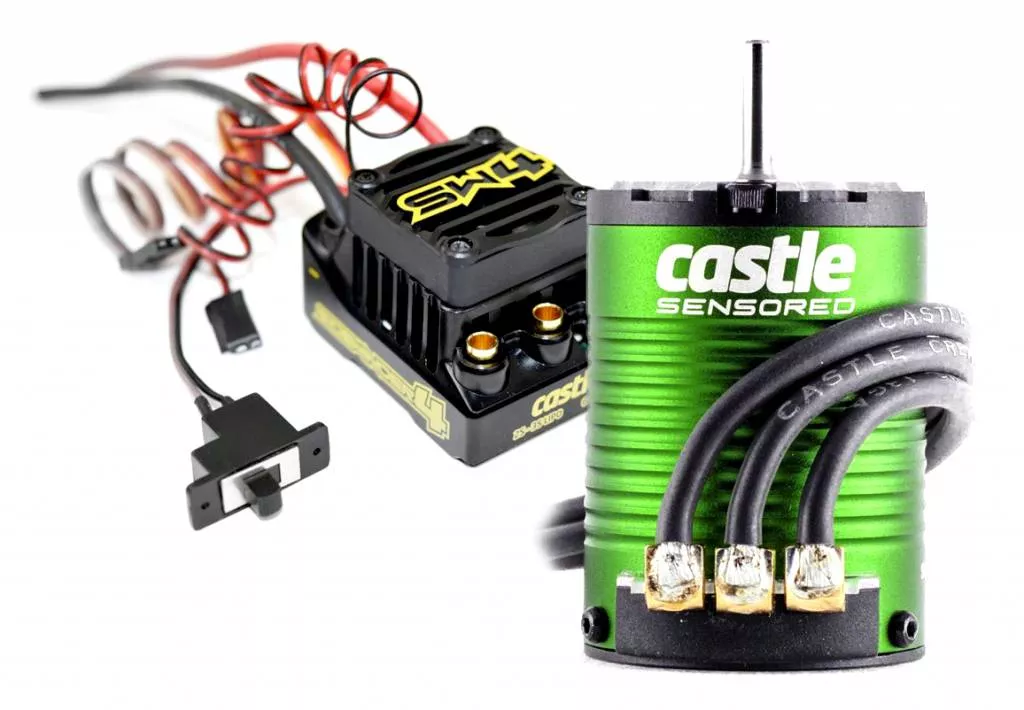 CSE010-0164-02 Sidewinder 4 ESC 5700kv Sensored Motor Combo (Castle Creations)