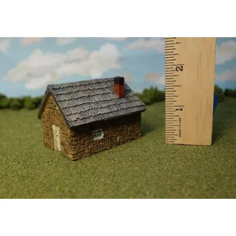 CWB1010 Single Story Stone House