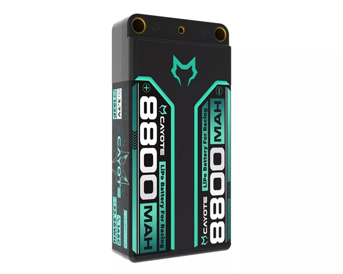 CYE881S145BCayote 1/12 1S 145C Racing LiPo Battery (3.7V/8800mAh) w/5mm Bullets (Cayote)