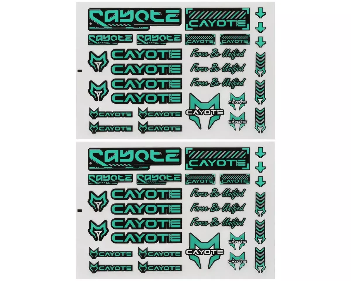 CYEFS03Cayote “Force Be Unified” Decal Sheets (2) (Cayote)
