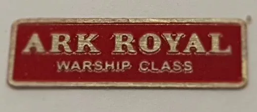 D600 Class 41 Warship Diesel nameplate Ark Royal