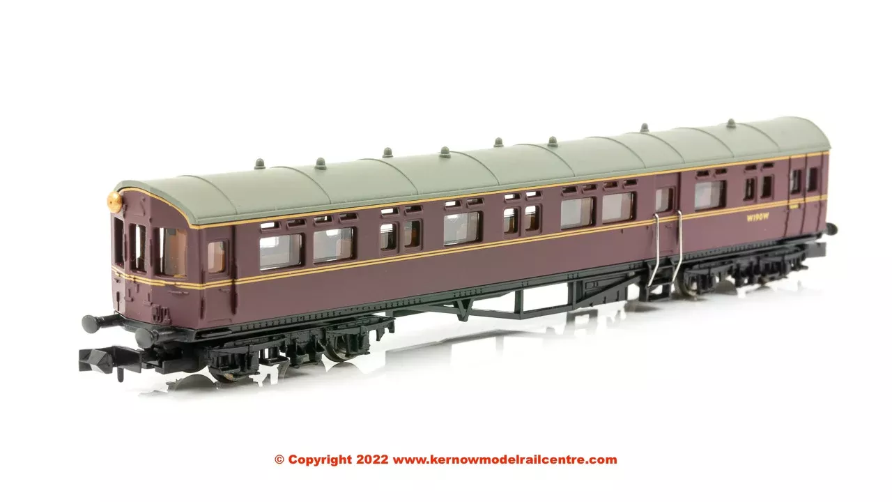 Dapol Autocoach number W190W in BR Maroon livery