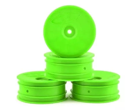 DER-SB4-AFG"Speedline" 2.2 1/10 Buggy Front Wheels (4) (B6/RB6) (Green) (DE Racing)