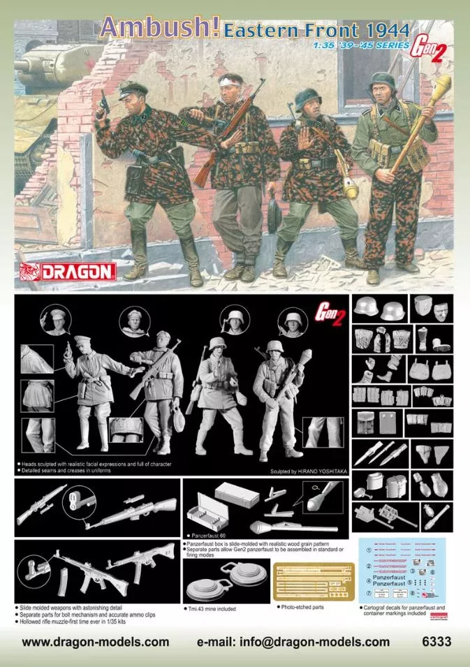 DML Military 6333 Ambush Eastern Front Gen2 1:35