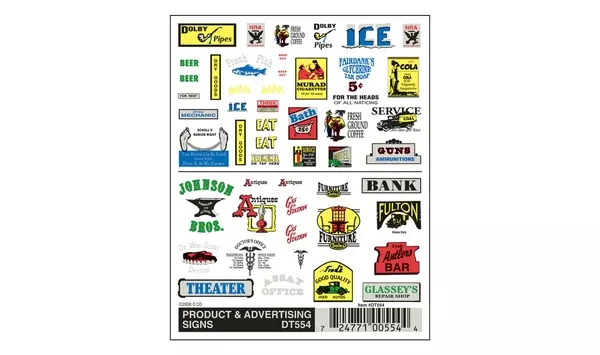 DT554 – Dry Transfer – Product & Advertising Signs