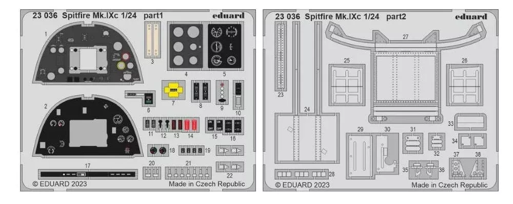Eduard 23036 1/24 Aircraft- Spitfire Mk IXc for ARX