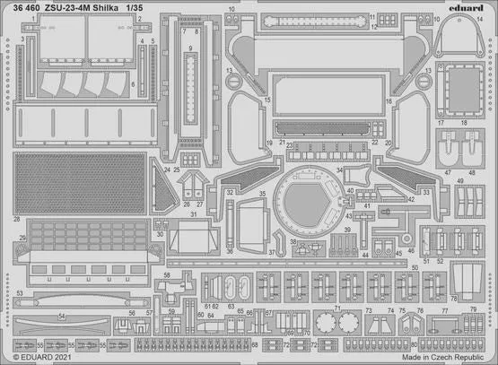 Eduard 36460 1/35 Armor- ZSU23-4M Shilka for ZVE