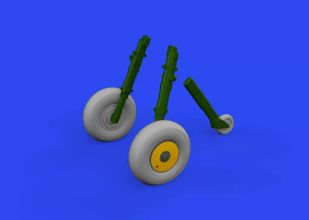 Eduard 624004 1/24 Aircraft- Spitfire Mk IX Wheels 5-Spoke for ARX (Photo-Etch &