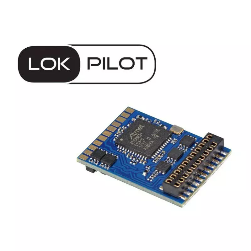 ESU HO 59629 LokPilot 5 DCC, 21MTC NEM660, Retail no wires, Gauge: H0, 0