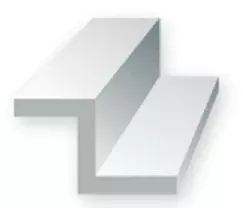 Evergreen – EG751 – Polystyrene Z Channel – Opaque White – 0.060 – 4pc