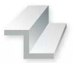 Evergreen - EG753 - Polystyrene Z Channel - Opaque White - 0.100 - 4pc