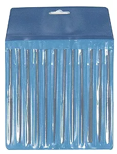 Excel 55607 Needle File Set 12 Assorted Files, 5-1/2" Long