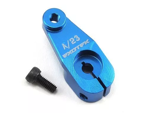 EXO1554BLU AE B6 23T Blue Heavy Duty Servo Horn, 7075 (Exotek Racing)
