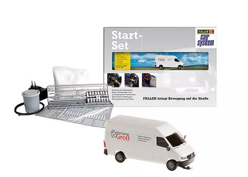 Faller 161504 HO Scale Car System Operating Vehicles — Starter Set w/MB Sprinter Van