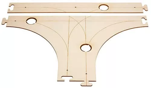 Faller 161941 HO Scale Car System Laser-Street Section (Less Guide Wire) – Kit — T Intersection