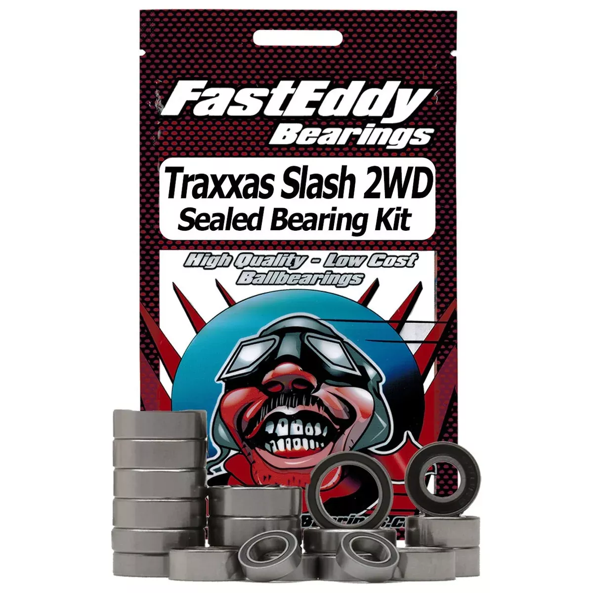 Fast Eddy Bearings TFE2250 Traxxas Slash 4WD 4×4 LCG Sealed Bearing Kit