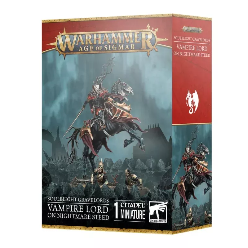 Games Workshop 91-82 - Age of Sigmar - Soulblight Gravelords: Vampire Lord on Nightmare Steed