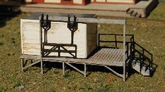 GCLaser 2362 N Scale Dry Transfer Platform - Kit (Laser-Cut Wood) -- 7/32 x 1-13/16 x 27/32" Use with Classic Metal Works R-190